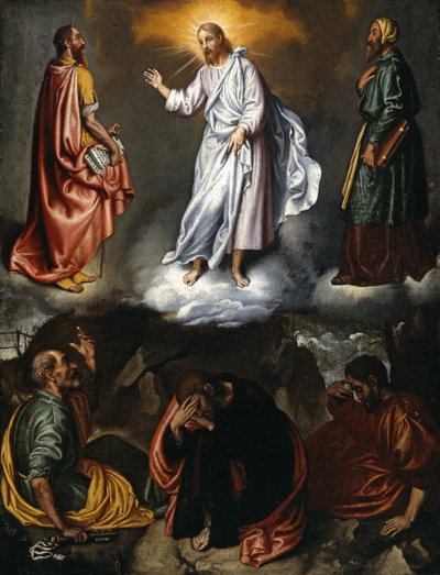La trasfigurazione da Giovanni Battista Moroni